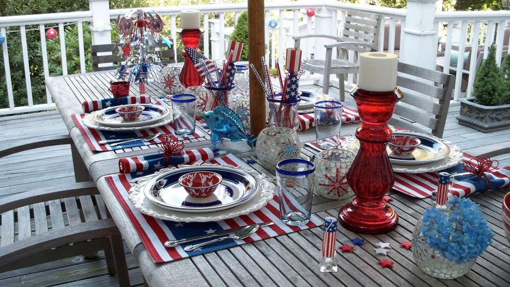 Independence Day Table More Fun Less Laundry